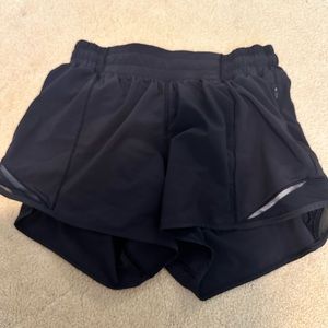 Black Lululemon shorts